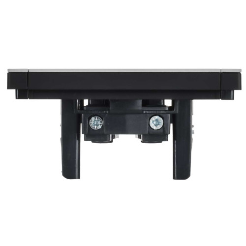 FORTE&PIANO Розетка 1-местная без заземления с защитными шторками винтовое крепление 10А FP717M металл никель IEK