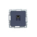 BRITE Розетка компьютерная RJ45 кат.5E РК10-БрМ маренго IEK