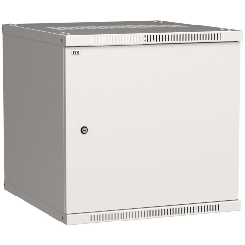 ITK Шкаф LINEA WE 9U 600х600мм дверь металл серый