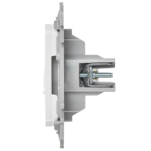 FLITE Выключатель 1-клавишный 10А ВС11-1-0-ФлХЛ холодный лед IEK