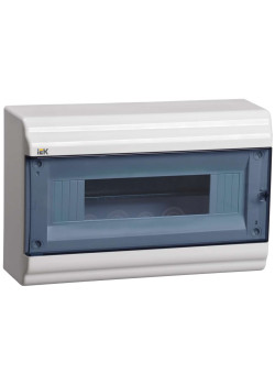 PRIME Корпус пластиковый ЩРН-П-12 модулей навесной белый IP41 IEK