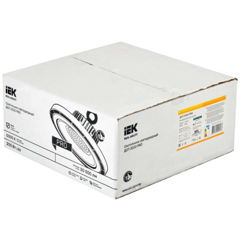 PRO Светильник ДСП 3020 200Вт 120гр 5000К IP65 IEK