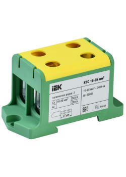 Клемма вводная силовая КВС 16-95мм2 2х-рядная PE IEK