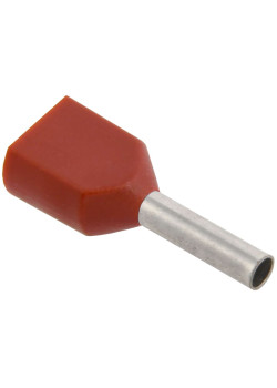 Наконечник НШВИ(2) 0,75-8 темно-красный (20шт/упак) IEK