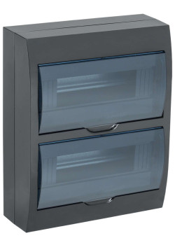 KREPTA 3 Корпус пластиковый ЩРН-П-24 IP41 черный IEK