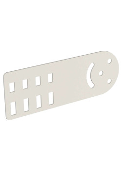 Пластина шарнирная h=80мм RAL 9016 IEK