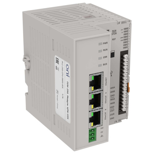 ПЛК 250 Модуль ЦПУ 8 входов интерфейсы RS232 RS485 Ethernet EtherCAT USB SD-Card 24В DC CDS ONI