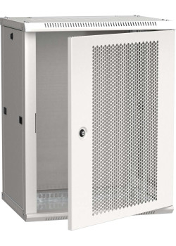 ITK Шкаф настенный LINEA W 18U 600х450мм дверь перфорированная RAL 7035