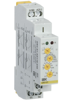 Реле контроля напряжения ORV с блокировкой однофазное 110-240В AC/DC IEK