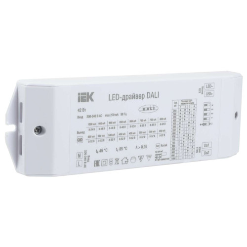 LED-драйвер DALI 42Вт 250-1000мА 8-52В IEK
