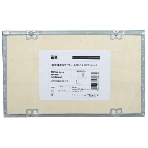 Преобразователь частоты CONTROL-L620 380В 3Ф 45-55кВт 90-110A IEK