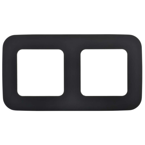 FLITE Рамка 2-местная РУ-2-А-ФлЧ черный IEK FLITE Рамка 2-местная РУ-2-А-ФлЧ черный IEK