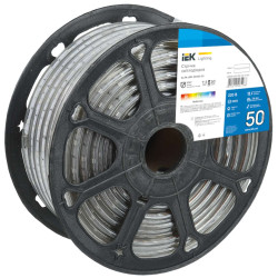 Лента светодиодная ALFA LSR-22030-03 (5050х30шт 7,2Вт/м) IP67 220В 50м RGB UA IEK