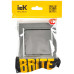 BRITE Выключатель 1-клавишный 10А в сборе ВСР10-1-0-БрС сталь IEK