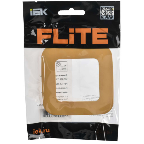 FLITE Рамка 1-местная РУ-1-А-ФлШм шамуа IEK