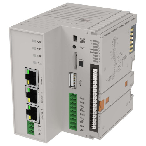 ПЛК 250 Модуль ЦПУ 8 входов интерфейсы RS232 RS485 Ethernet EtherCAT USB SD-Card 24В DC CDS ONI