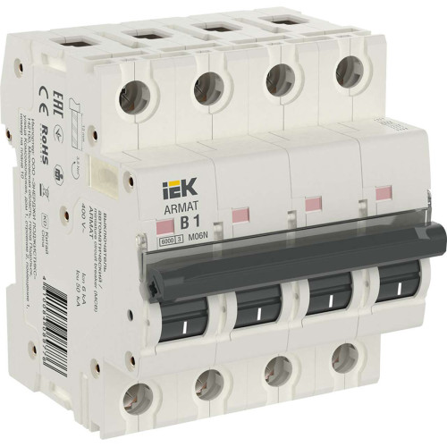 ARMAT Автоматический выключатель M06N 4P B 1А IEK