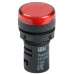 Лампа AD22DS(LED)матрица d=22мм красный 36В AC/DC IEK