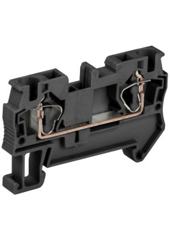 Клемма пружинная КПИ 2в-4 41А черная IEK