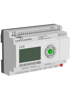 Микро ПЛК PLR-M. CPU с GSM DI16/DO08(R)/02(T) 24В DC ONI