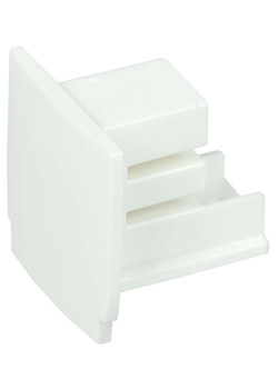 Заглушка для трехфазного осветительного шинопровода белая IEK