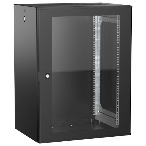 ITK UNITBOX W Шкаф настенный 15U 600х450мм дверь стеклянная черный