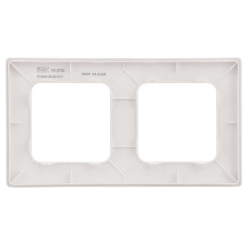 FLITE Рамка 2-местная РУ-2-К-ФлБ белый IEK FLITE Рамка 2-местная РУ-2-К-ФлБ белый IEK