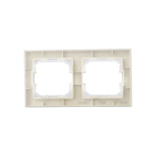 BRITE Рамка 2-местная IP44 РУ-2-БрКр-44 бежевый IEK