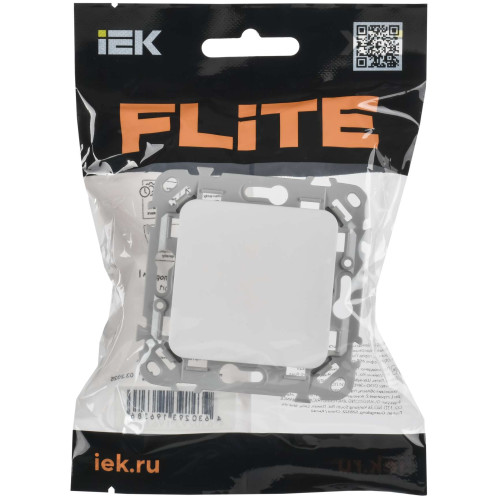 FLITE Заглушка с суппортом ЗГ-ФлБ белый IEK