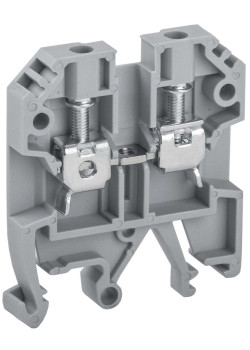 Клемма винтовая КВИ-4мм2 серая IEK