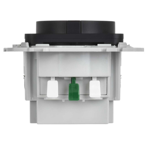 FLITE Розетка 1-местная с заземлением с защитными шторками 16А с USB A+A 3,1А безвинтовое крепление РСЮша11-1-ФлЧ черный IEK