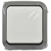 TORS Выключатель кнопочный 10А IP55 TS210 серо-белый IEK