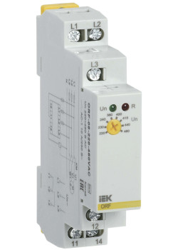 Реле контроля фаз ORF-08 трехфазное 220-460В AC IEK
