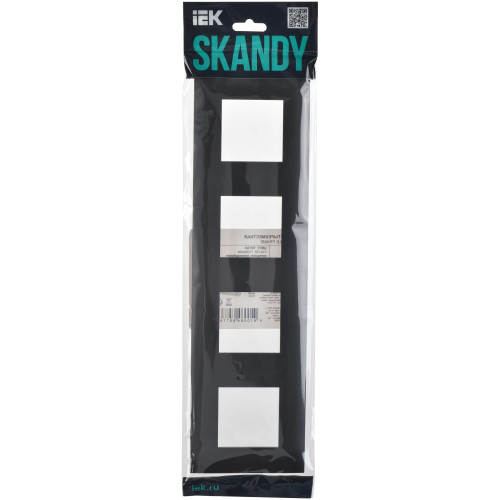 SKANDY Рамка 4-местная SK-F04T титан IEK