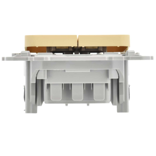 FLITE Выключатель 2-клавишный 10А ВС12-1-0-ФлН навахо IEK