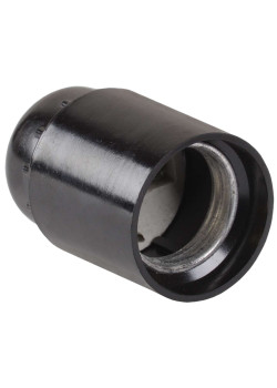 Патрон подвесной Пкб27-04-К01 карболитовый Е27 черный (50шт) (стикер на изделии) IEK