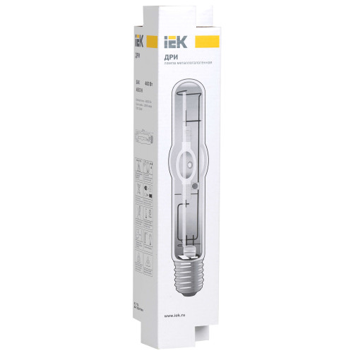 Лампа металлогалогенная ДРИ 400Вт 4500К Е40 HPI-T+ IEK
