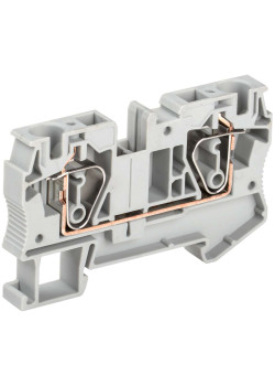 Клемма пружинная КПИ 2в-6 57А серая IEK