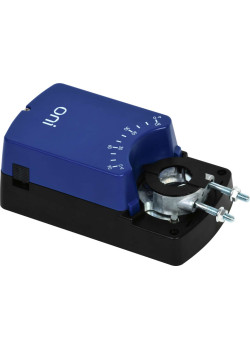 Привод заслонки 8Нм 24В AC/DC 2/3 позиционный без возвратной пружины с дополнительным переключателем ONI