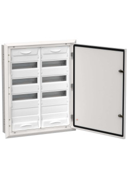TITAN 5 Корпус металлический ЩРв-96 (2х48) 755х625х130мм IP31 белый (одна дверь) IEK