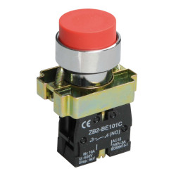 Кнопка управления LAY5-BL41 без подсветки красная 1NO IEK