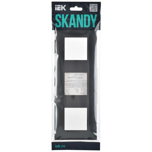 SKANDY Рамка 3-местная SK-F03T титан IEK