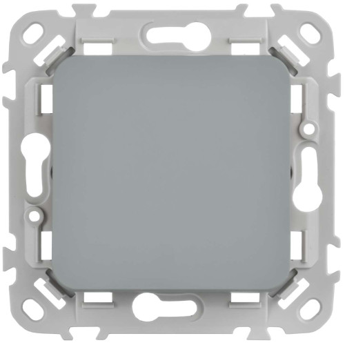 FLITE Выключатель 1-клавишный перекрестный 10А ВС71-1-0-ФлС серый IEK