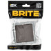 BRITE Выключатель 2-клавишный перекрестный 10А ВС10-2-3-БрТБ темная бронза IEK