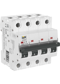 ARMAT Автоматический выключатель M10N 4P L 5А IEK