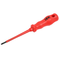 Отвертка шлицевая PROFI 4,0х100мм 1000В IEK