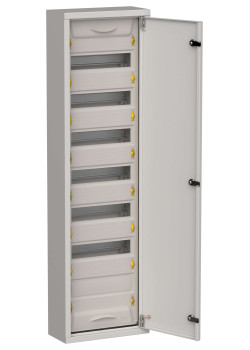 TITAN 5 Корпус металлический ЩРн-84 (1х84) 1085х310х140мм IP31 серый (одна дверь) IEK