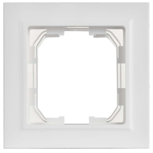BRITE Рамка 1-местная IP44 РУ-1-БрАБ-44 арктический белый IEK