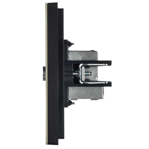 FORTE&PIANO Розетка TV проходная FP829M металл серый сланец IEK