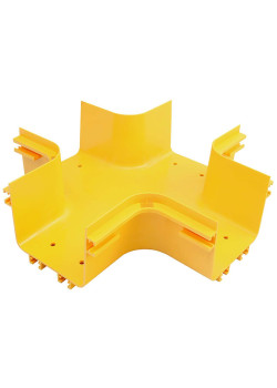 ITK Х-соединитель горизонтальный оптического лотка 120мм